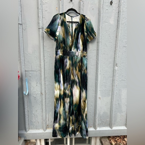 By Anthropologie The Somerset Jumpsuit: Velvet Edition, BNWT, size XL - Picture 5 of 16